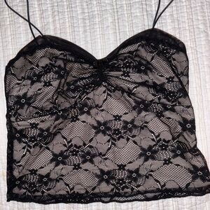 Wild Fable Black Lace Camisole
